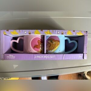 NIB Disney Beauty and the Beast mug set